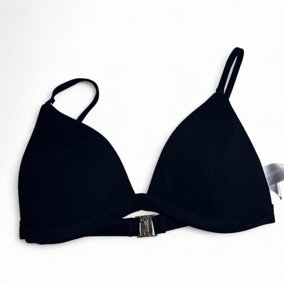 ZImmermann Women's Black Triangle Bikini Top US 2 - 4 C/D NWT - Picture 1 of 10